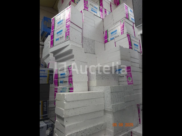 +- 100 balen knauf 140x500x1000 witte frigoliet isolatie, alleen ter informatie gegeven. een bezoek is een must - afbeelding 2 van  8