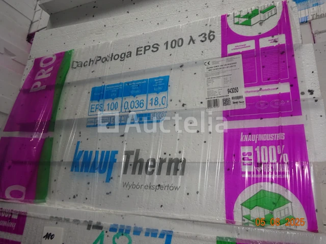 +- 100 balen knauf 140x500x1000 witte frigoliet isolatie, alleen ter informatie gegeven. een bezoek is een must - afbeelding 4 van  8