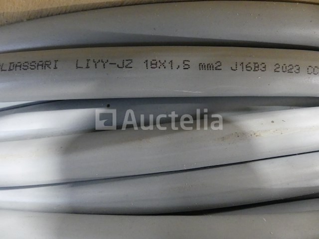 +- 100 m 18x1,5 mm² stroomkabel, +- 155 m 3g-stroomkabel1,5 mm² - afbeelding 6 van  8