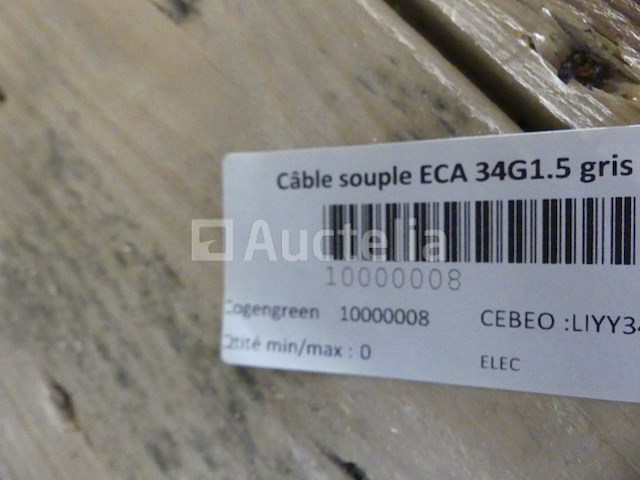 +- 13 m flexibele kabel van 34gx0,75 mm², +- 7 m flexibele kabel van 18x1,5 mm² - afbeelding 2 van  8