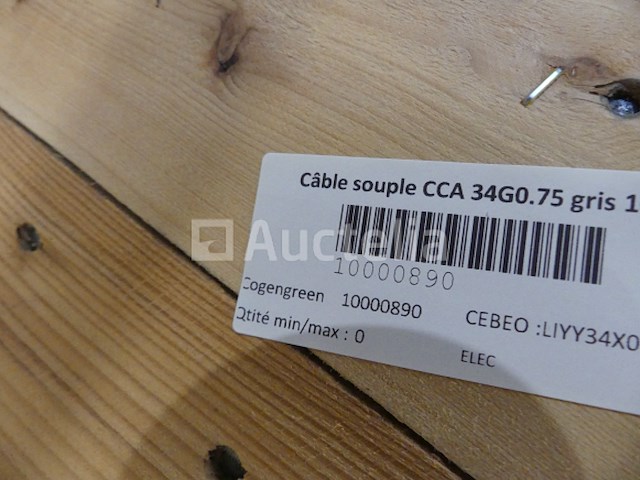 +- 13 m flexibele kabel van 34gx0,75 mm², +- 7 m flexibele kabel van 18x1,5 mm² - afbeelding 8 van  8