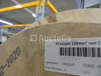 +- 17 m 120 mm² flexibele kabel, +- 35 m 25 mm² flexibele kabel - afbeelding 2 van  9