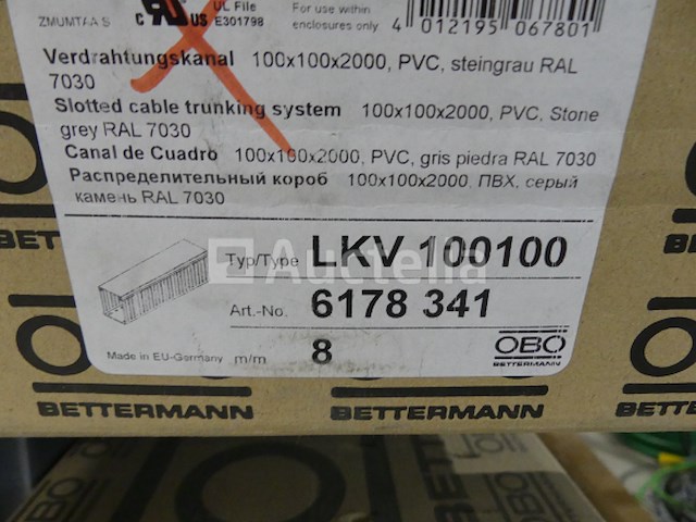 +- 20 pakjes obo/hager kunststof stortkokers - afbeelding 3 van  12