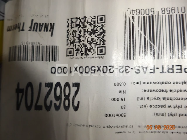+/- 25 balen knauf isolatie 32-20x500x1000 - afbeelding 2 van  4