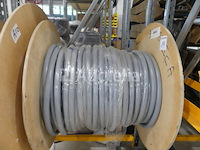 +- 50 m 34gx1.5 flexibele kabel, +- 70 m 25x0.75mm² flexibele kabel