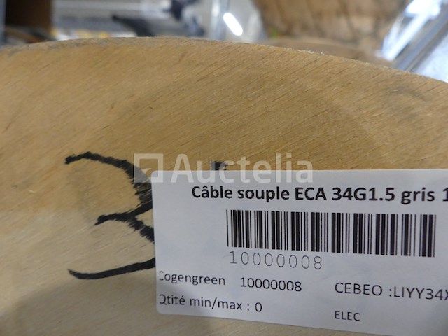 +- 50 m 34gx1.5 flexibele kabel, +- 70 m 25x0.75mm² flexibele kabel - afbeelding 7 van  7