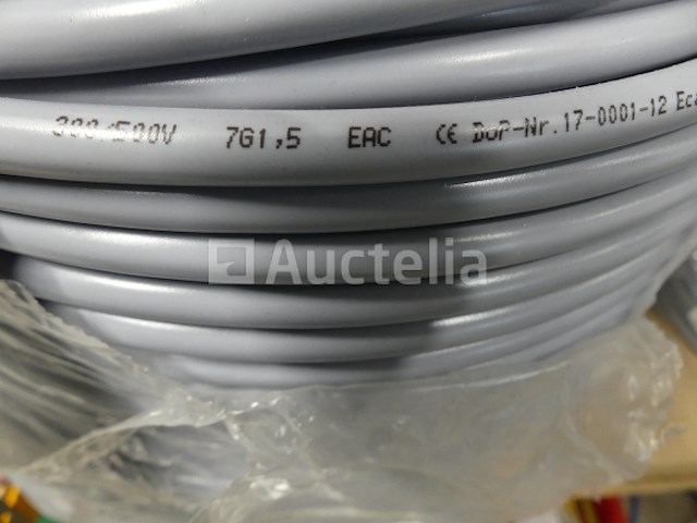 +- 570 m diverse elektrische kabels - afbeelding 7 van  10