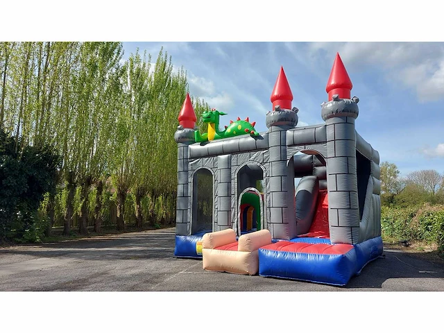 - new draak - new bouncer/slide - springkussen - afbeelding 2 van  4