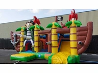 - new piratenboot - new bouncy/slide - springkussen - afbeelding 1 van  7