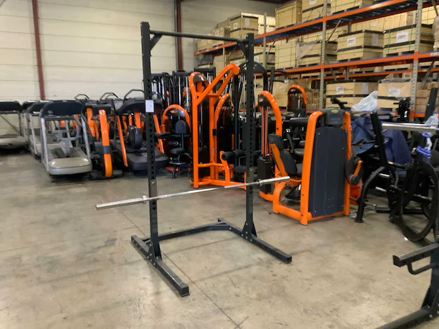 - squat rek - met stang - power station - afbeelding 1 van  5