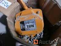 +-3 handmatige ketting takels 1,5 t liftikus chd - afbeelding 1 van  9