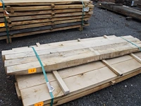 0,09 m³ eiken balken 100x100 - afbeelding 1 van  3