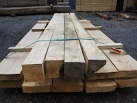 0,09 m³ eiken balken 100x100 - afbeelding 2 van  3