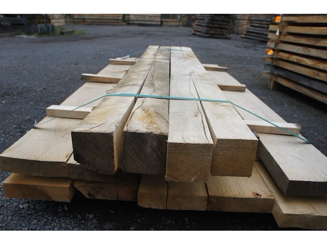 0,09 m³ eiken balken 100x100 - afbeelding 3 van  3