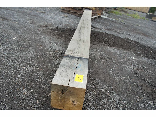 0,12 m³ eiken balk 200x200 - afbeelding 3 van  4