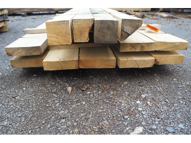 0,16 m³ industrieel eiken balken 50x200 - afbeelding 2 van  3