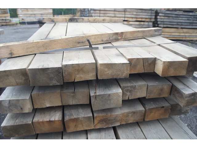 0,19 m³ eiken balken 80x150 - afbeelding 4 van  4