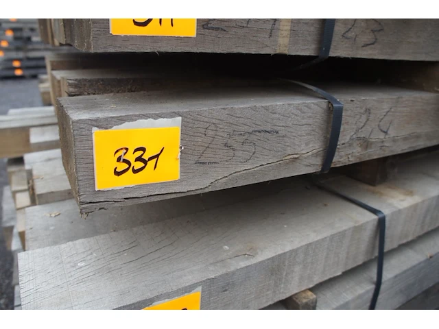 0,20 m³ eiken balken 80x150 - afbeelding 2 van  4