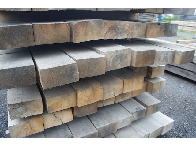 0,20 m³ eiken balken 80x150 - afbeelding 4 van  4