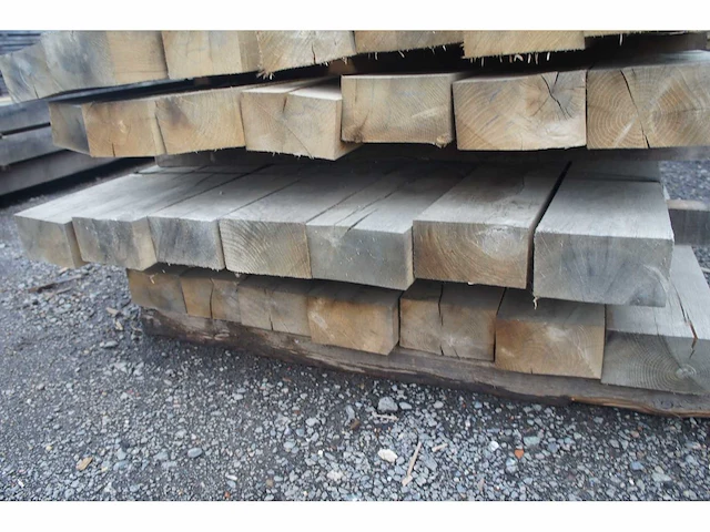 0,21 m³ eiken balken 80x150 - afbeelding 3 van  4