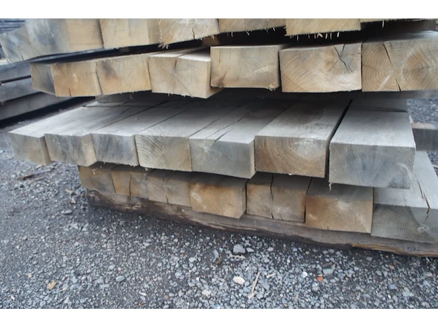 0,21 m³ eiken balken 80x150 - afbeelding 3 van  4