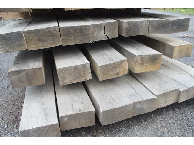 0,21 m³ eiken balken 80x150 - afbeelding 4 van  4