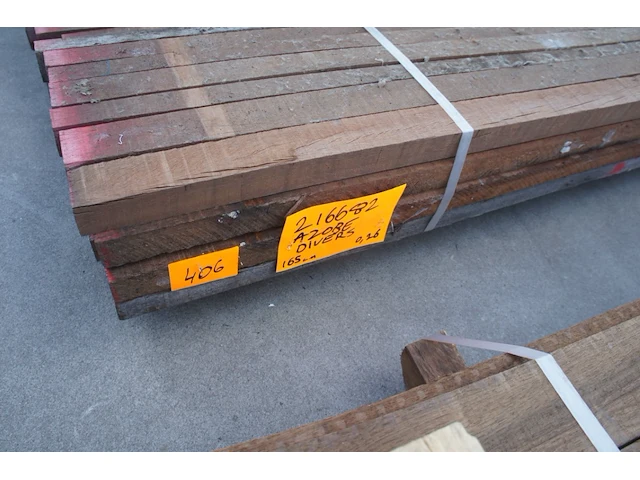0,25 m³ azobe 40mm - afbeelding 2 van  4