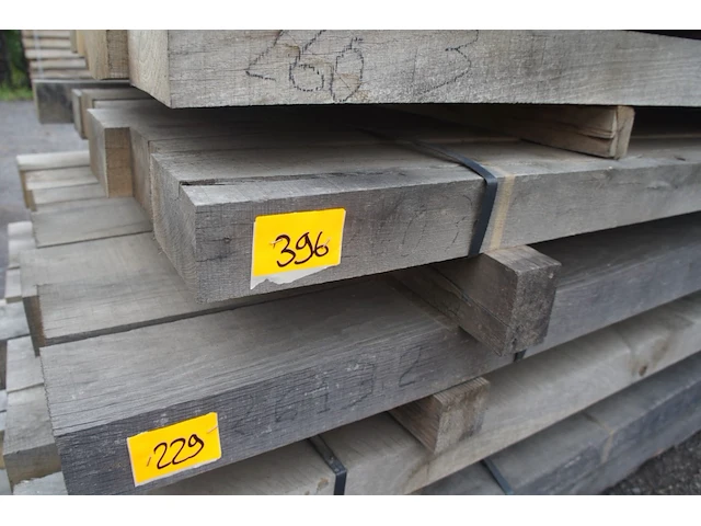0,25 m³ eiken balken 80x150 - afbeelding 2 van  4
