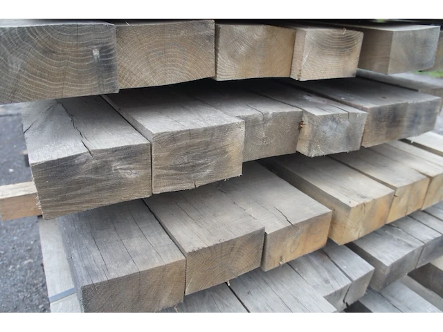 0,25 m³ eiken balken 80x150 - afbeelding 4 van  4