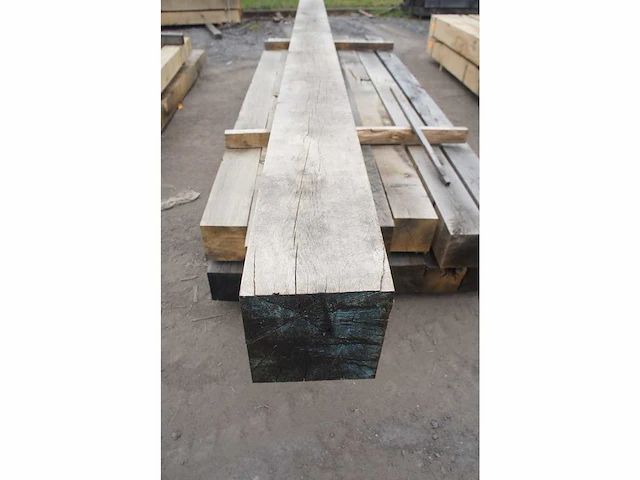 0,27 m³ eiken balk 250x250 - afbeelding 4 van  4