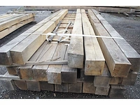 0,27 m³ eiken balken 100x100 - afbeelding 3 van  4