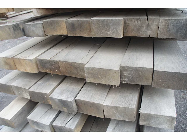0,27 m³ eiken balken 80x150 - afbeelding 3 van  4
