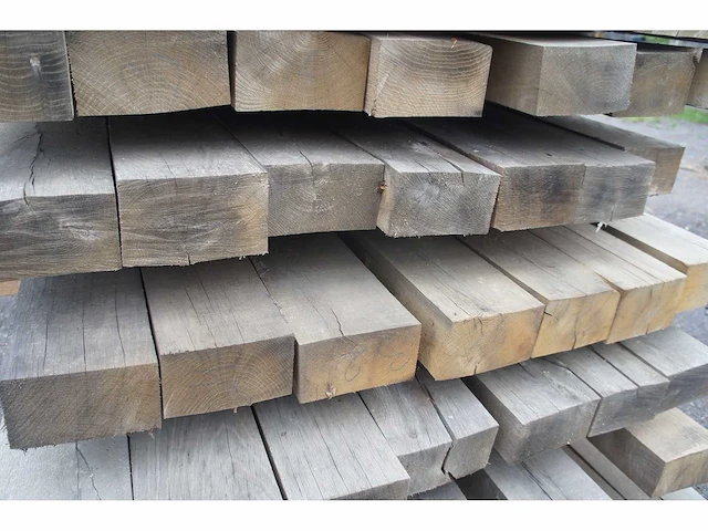0,27 m³ eiken balken 80x150 - afbeelding 4 van  4