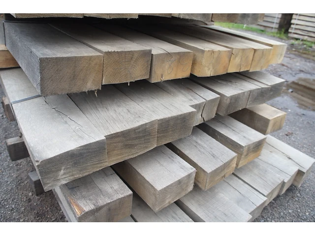 0,28 m³ eiken balken 80x150 - afbeelding 4 van  4