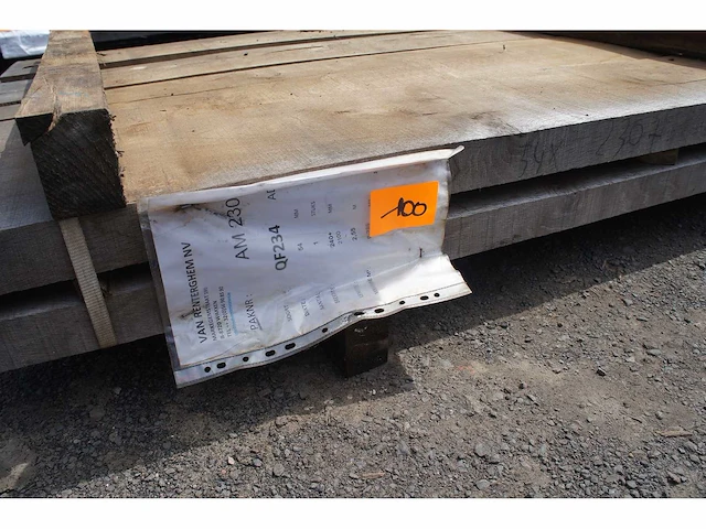 0,29 m³ eiken planken 54mm - afbeelding 2 van  4
