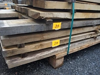 0,29 m³ industrieel eiken balken 50x200 - afbeelding 2 van  4