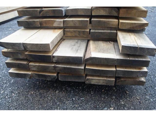 0,29 m³ industrieel eiken balken 50x200 - afbeelding 3 van  4