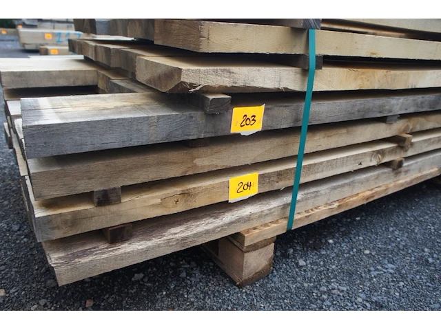 0,30 m³ industrieel eiken balken 50x200 - afbeelding 2 van  4