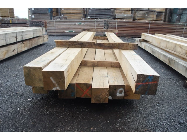 0,32 m³ eiken balken 150x150 - afbeelding 3 van  4