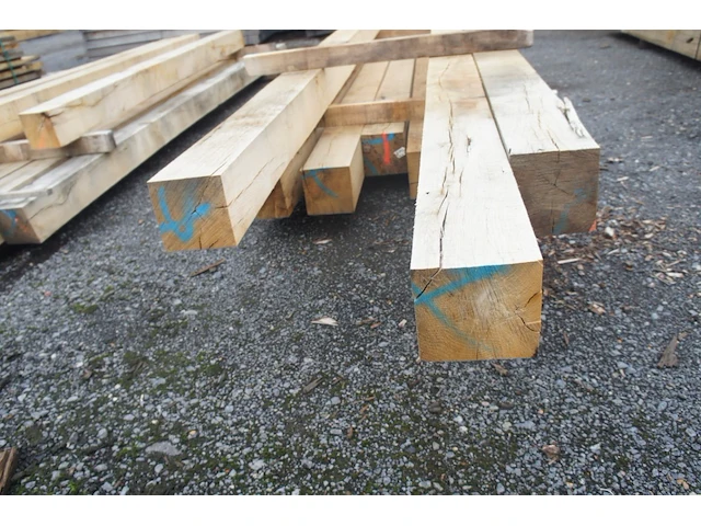 0,32 m³ eiken balken 150x150 - afbeelding 4 van  4