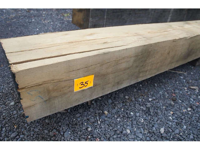 0,33 m³ eiken balk 200x250 - afbeelding 2 van  4