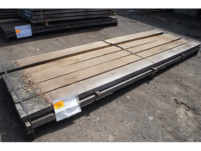 0,33 m³ eiken planken 54mm - afbeelding 1 van  4
