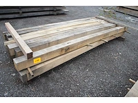 0,35 m³ eiken balken 100x100 - afbeelding 1 van  4