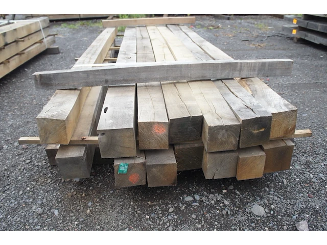 0,35 m³ eiken balken 100x100 - afbeelding 4 van  4