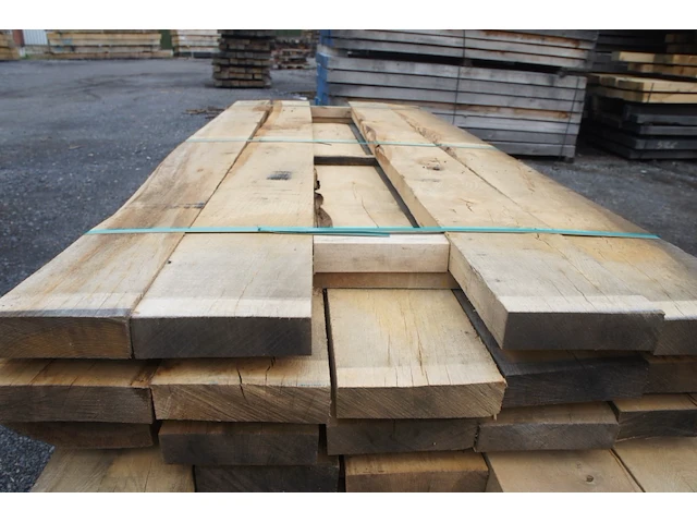 0,36 m³ industrieel eiken balken 50x200 - afbeelding 4 van  4
