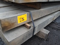 0,37 m³ eiken balken 80x150 - afbeelding 1 van  3