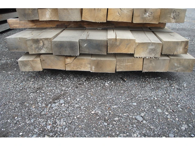 0,37 m³ eiken balken 80x150 - afbeelding 2 van  3