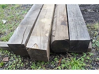 0,40 m³ eiken balken 200x200 - afbeelding 3 van  4