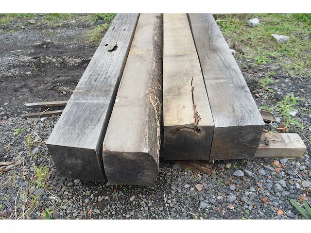 0,40 m³ eiken balken 200x200 - afbeelding 4 van  4