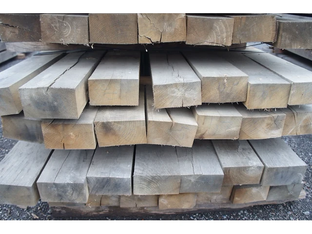 0,40 m³ eiken balken 80x150 - afbeelding 3 van  4